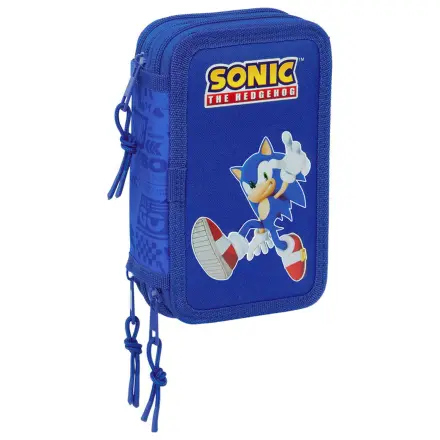 Sonic the Hedgehog potrójny piórnik 37 szt. zdjęcie produktu