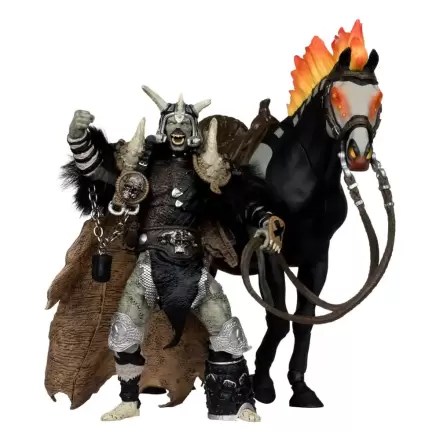 Spawn Figurka Akcji Bloodaxe with Horse (Spawn: The Dark Ages) (McFarlane Toys 30th Anniversary) (Gold Label) 18 cm zdjęcie produktu