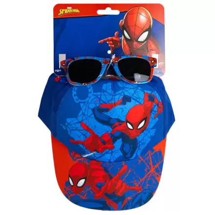 Marvel Spiderman zestaw: czapka bejsbolówka i okulary przeciwsłoneczne zdjęcie produktu