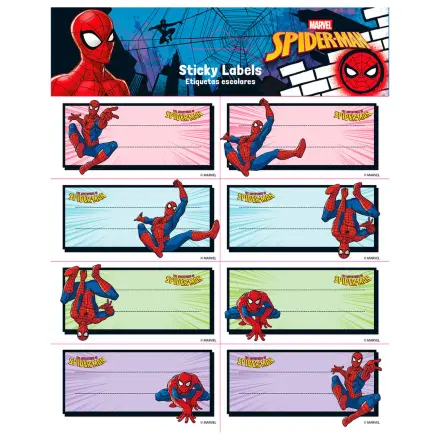 Marvel Spiderman etykiety samoprzylepne zdjęcie produktu