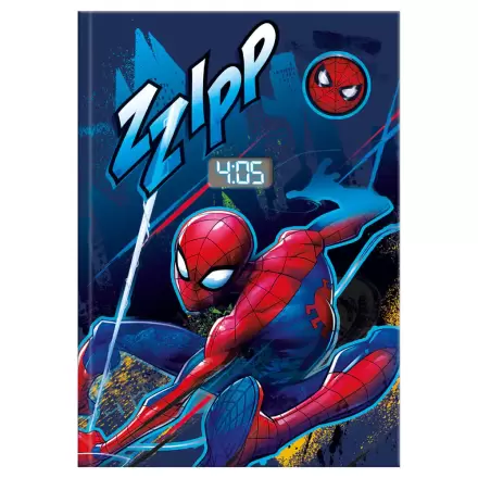 Marvel Spiderman Notebook z zegarem zdjęcie produktu