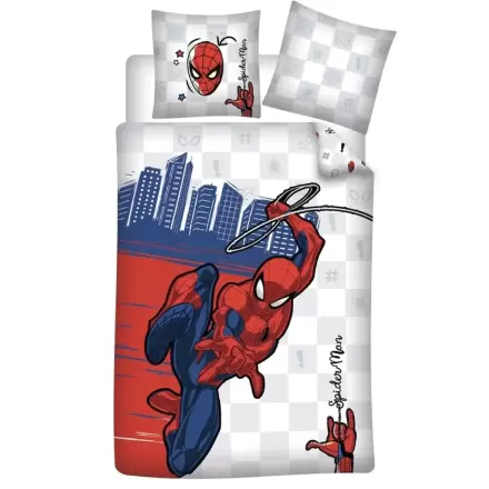 Marvel Spiderman bawełniana poszwa na kołdrę łóżko 90cm zdjęcie produktu