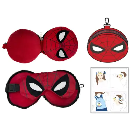 Marvel Spiderman poduszka podróżna + maska zdjęcie produktu