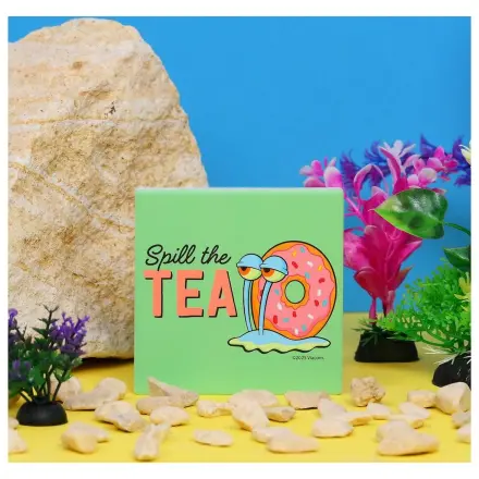 SpongeBob Spill The Tea Kwadratowa Podstawka Ceramiczna zdjęcie produktu