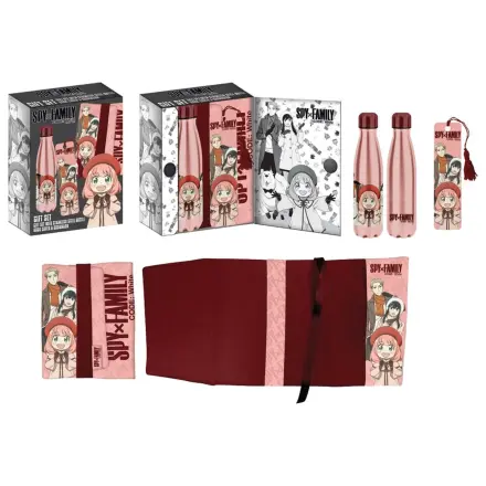 Spy x Family Steel Bottle, naklejka, zestaw upominkowy z okładką książki Pink/Red zdjęcie produktu