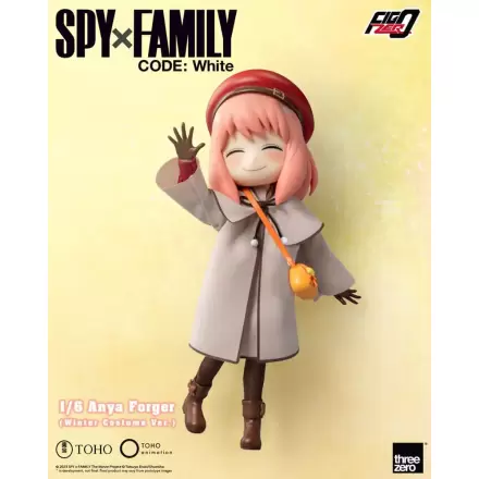 Spy x Family Code: White FigZero Figurka Akcji 1/6 Anya Forger Zimowy Strój Ver. 17 cm termékfotója