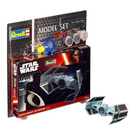 Star Wars Model Kit 1/121 Zestaw modeli Myśliwiec TIE Dartha Vadera 7 cm zdjęcie produktu