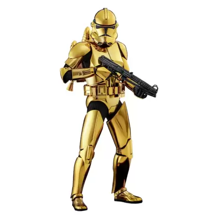 Figurka akcji Star Wars 1/6 Clone Trooper (Gold Chrome Version) Exclusive 30 cm termékfotója