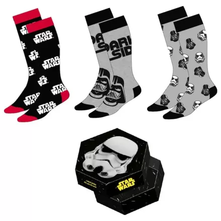 Star Wars Skarpetki Zestaw 3 par Stormtrooper 38-45 zdjęcie produktu