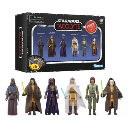 Star Wars: Acolyte Retro Collection Zestaw 6 figurek akcji 10 cm zdjęcie produktu