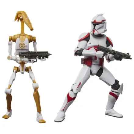 Star Wars: Battlefront II Black Series Zestaw 2 Figurek Akcji Phase I Assault Trooper i Battle Droid Officer 15 cm zdjęcie produktu