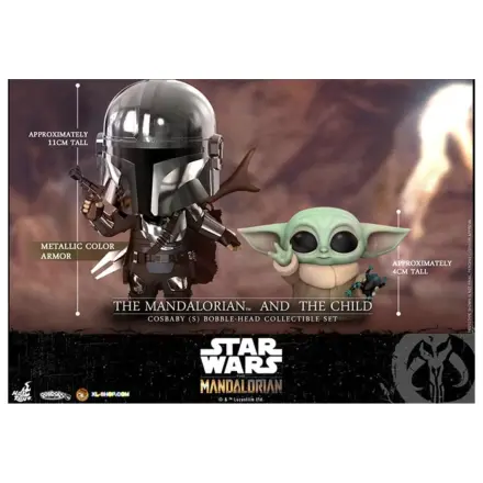 Zestaw figurek Star Wars Cosbaby Wave 5 Mandalorian & The Child zdjęcie produktu