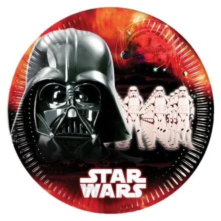 Star Wars Dark Side Papierowe Talerzyki 8 sztuk 23 cm zdjęcie produktu