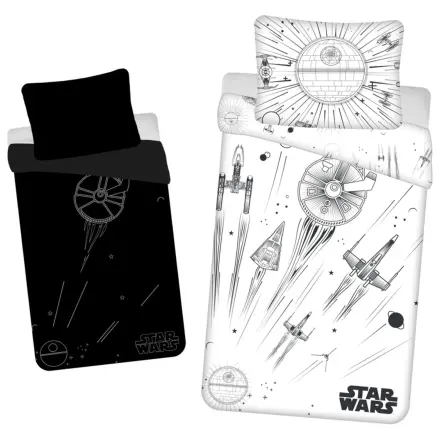 Star Wars Death Star poświata w ciemności poszwa na kołdrę zdjęcie produktu