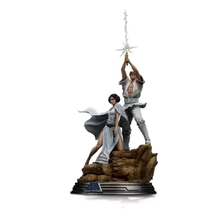 Star Wars Deluxe Art Scale Statue 1/10 Luke i Leia 41 cm Figurka termékfotója