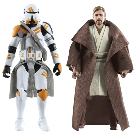 Star Wars Episode III Vintage Collection zestaw 2 figurek akcji Obi-Wan Kenobi i Airborne Clone Trooper 10 cm zdjęcie produktu