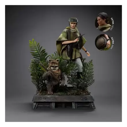 Star Wars Epizod VI Statua Art Scale w skali 1/10 Leia i Wicket 21 cm zdjęcie produktu