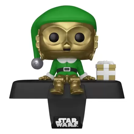 Star Wars Funko POP! Figurka na krawędź Edge-Sitter C-3PO 9 cm termékfotója