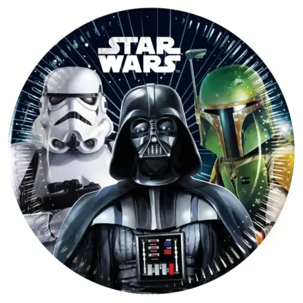 Star Wars Galaxy talerzyki papierowe 8 sztuk 20 cm FSC zdjęcie produktu