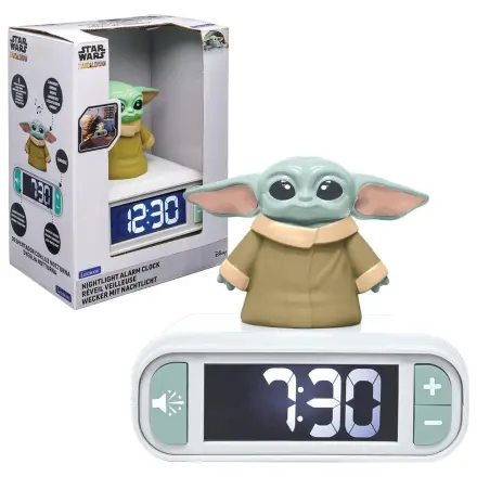 Cyfrowy budzik z lampką nocną 3D Star Wars Grogu zdjęcie produktu