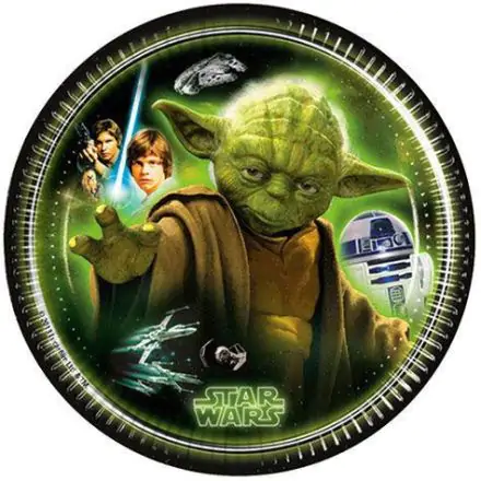 Star Wars Heroes papierowe talerze 8 sztuk 19.5 cm zdjęcie produktu