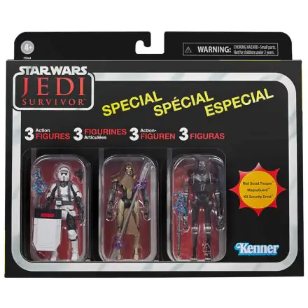 Star Wars Jedi: Survivor Vintage Collection Gaming Greats Zestaw 3 figurek akcji 2022 Wydanie Specjalne 10 cm zdjęcie produktu