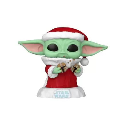 Star Wars: Mandalorian Funko POP! Figurka Vinyl Holiday Grogu 9 cm termékfotója