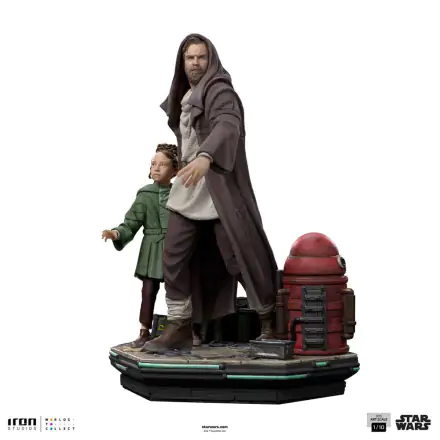 Star Wars: Obi-Wan Kenobi Deluxe Art Scale Statue 1/10 Statua Obi-Wan i Młoda Leia 20 cm termékfotója