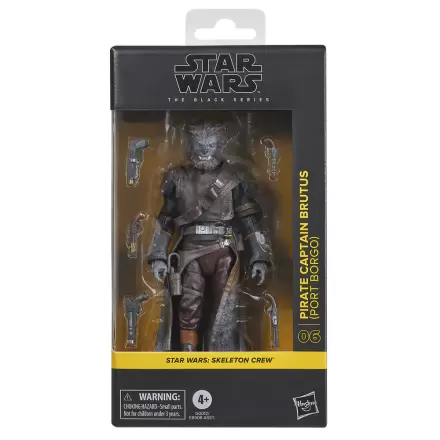 Star Wars Skeleton Crew Pirate Captain Brutus Port Borgo figura 15 cm termékfotója