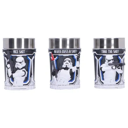 Star Wars Stormtrooper zestaw 3 kieliszków shot zdjęcie produktu
