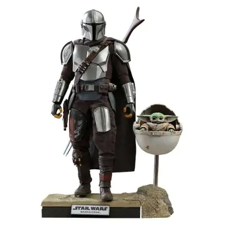 Star Wars The Mandalorian figurka akcji, zestaw 2 sztuk 1/6 The Mandalorian & The Child Deluxe 30 cm zdjęcie produktu