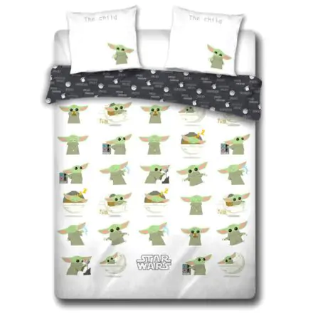 Star Wars The Mandalorian Baby Yoda bawełniana poszwa na kołdrę na łóżko 135 cm zdjęcie produktu