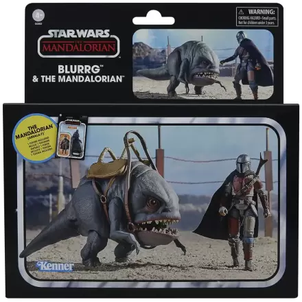 Star Wars The Mandalorian - Blurrg & Mandalorian zestaw 2 figurek 9,5 cm termékfotója