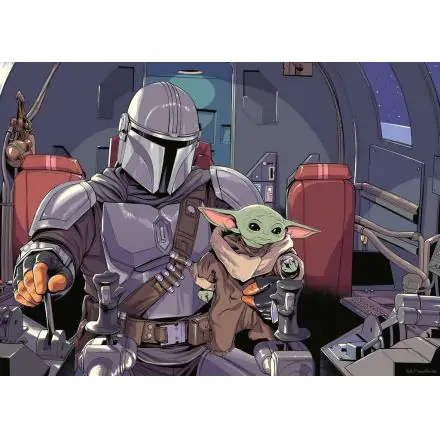 Star Wars The Mandalorian Puzzle Cartoon (1000 elementów) termékfotója