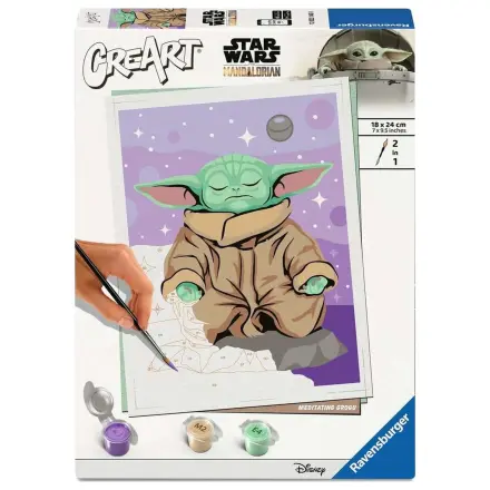 Star Wars: The Mandalorian CreArt Malowanie po numerach Meditating Grogu zdjęcie produktu