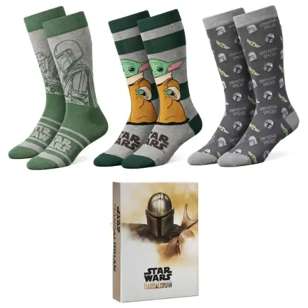 Star Wars The Mandalorian zestaw 3 skarpet dla dorosłych zdjęcie produktu