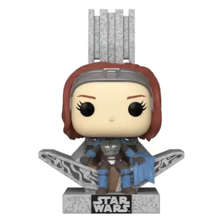 Star Wars: The Mandalorian POP! Deluxe Figurka Vinyl Bo Katan z Tronem 9 cm termékfotója