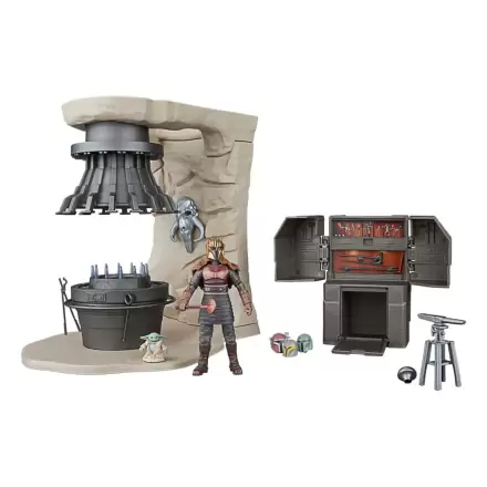 Star Wars The Mandalorian Vintage Collection Kuźnia Zbrojmistrzyni z Zbrojmistrzynią (Lakeside Covert World) zdjęcie produktu