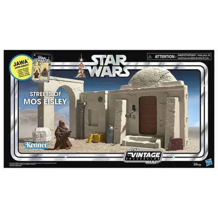 Star Wars Episode IV Vintage Collection zestaw do zabawy ulice Mos Eisley z figurką akcji Jawa zdjęcie produktu