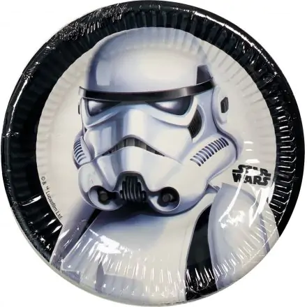 Star Wars Troopers Talerze Papierowe 8 szt. 19.5 cm zdjęcie produktu