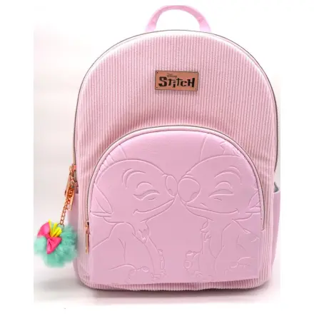Stitch & Angel Fashion Duo Różowy Sztruksowy Plecak 32x25x14cm zdjęcie produktu