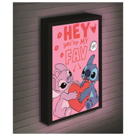 Stitch & Angel Love Light Canvas 40x30 cm zdjęcie produktu