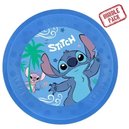 Stitch Angel Micro Premium plastikowy płaski talerz 4-częściowy zestaw 21 cm zdjęcie produktu