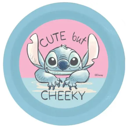 Stitch Cheeky Plastikowa Płaska Talerz zdjęcie produktu