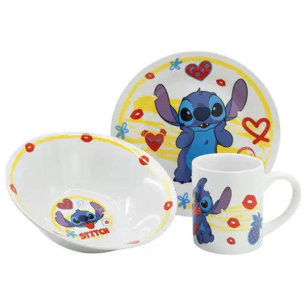 Zestaw naczyń obiadowych porcelanowych Stitch Heart zdjęcie produktu
