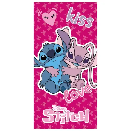 Lilo & Stitch Kiss, Love Ręcznik 70x140 cm zdjęcie produktu