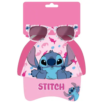 Zestaw Okularów Przeciwsłonecznych i Czapki Bejsbolowej Stitch Pink Fun zdjęcie produktu