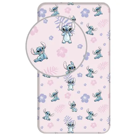 Stitch Pink Prześcieradło z Gumką 90x200 cm zdjęcie produktu