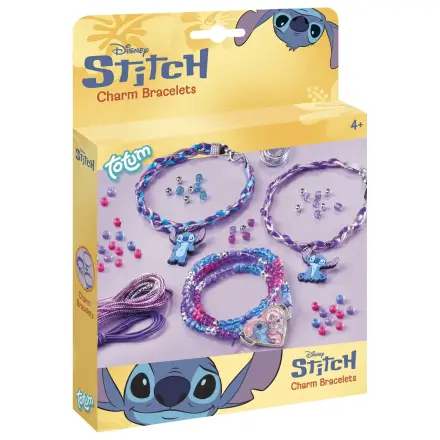 Zestaw do tworzenia fioletowej bransoletki z charmsami Stitch zdjęcie produktu