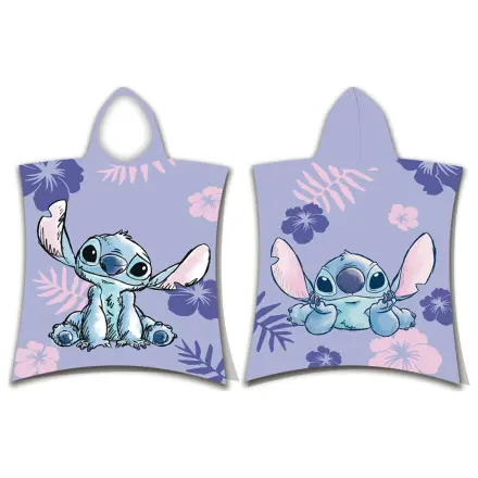 Stitch Fioletowy ręcznik plażowy poncho zdjęcie produktu
